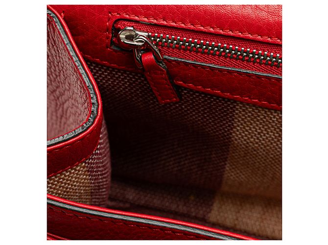Gucci Rosso Medio Pelle Bamboo Daily Crossbody - vista 7