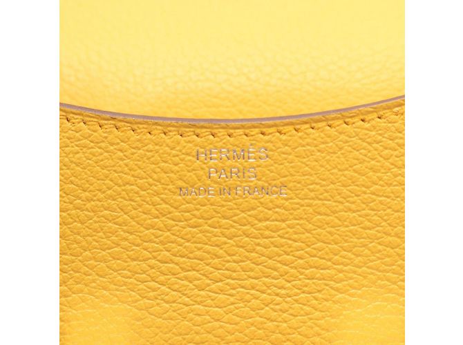 Hermès Billetera Bifold Slim Constance Hermes Azul Amarillo - vista 4