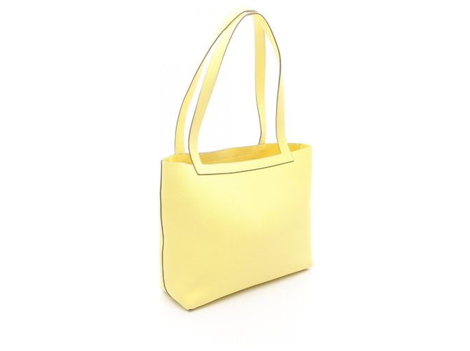 Sac cabas Hermès Série 31 Jaune - vue 2