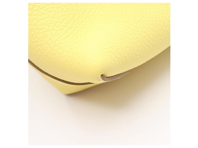 Sac cabas Hermès Série 31 Jaune - vue 6