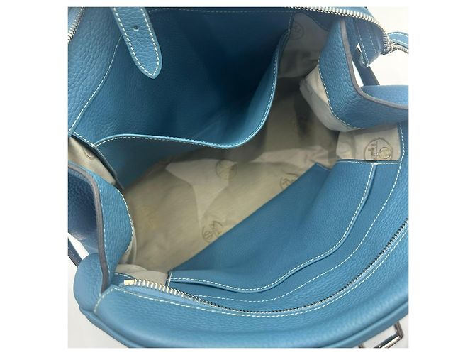 Atlas Borsa a mano Hermès in pelle blu - vista 14