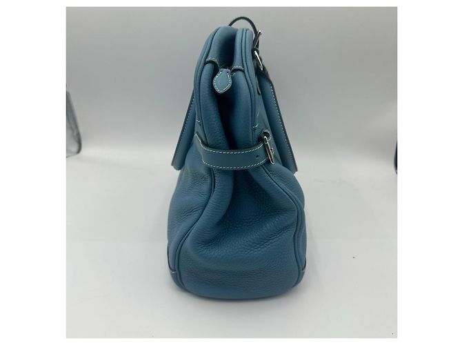 Atlas Borsa a mano Hermès in pelle blu - vista 2