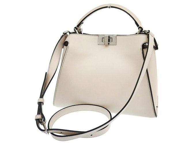 Fendi Peekaboo Iconic Essential Handtasche Roh - Ansicht 2