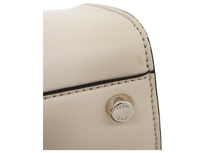 Fendi Peekaboo Iconic Essential Handtasche Roh - Ansicht 4