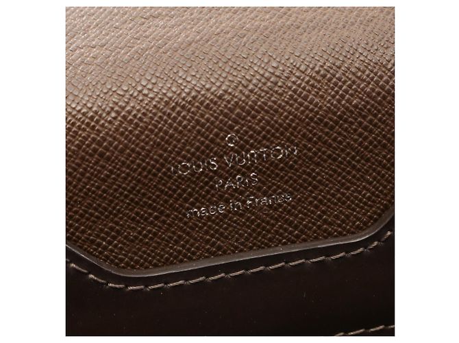 Malette en cuir Taiga Laguito Louis Vuitton Marron - vue 4