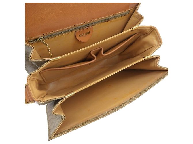 Céline Celine Macadam Schultertasche F/09 Beige - Ansicht 3
