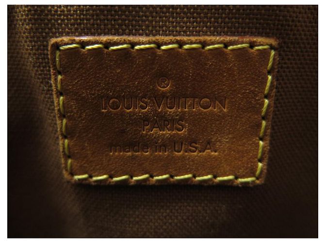 BORSA LOUIS VUITTON TIVOLI M40144 PM IN CANVAS MONOGRAM LV Marrone - vista 12