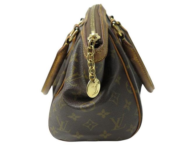 BORSA LOUIS VUITTON TIVOLI M40144 PM IN CANVAS MONOGRAM LV Marrone - vista 3