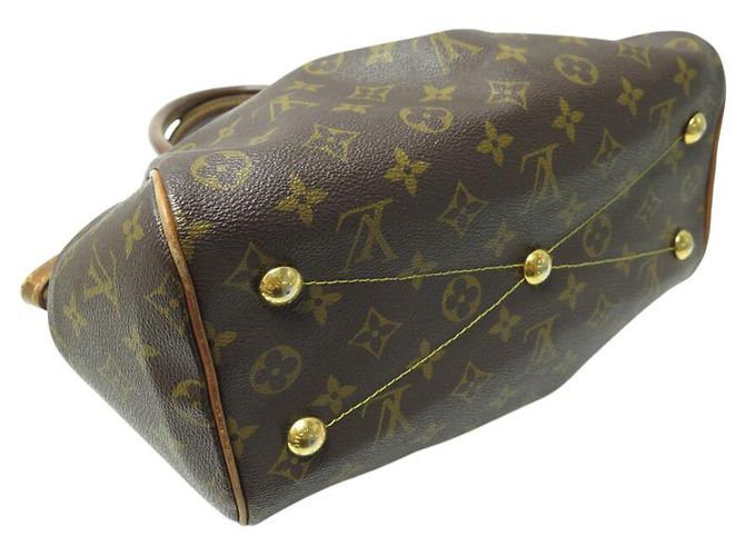 BORSA LOUIS VUITTON TIVOLI M40144 PM IN CANVAS MONOGRAM LV Marrone - vista 5
