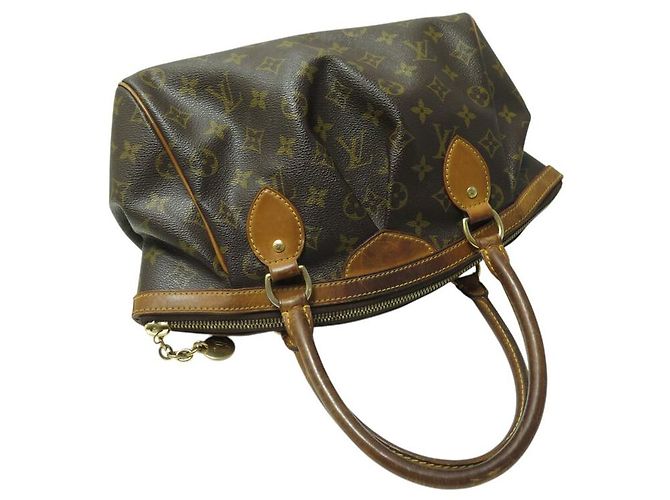 BORSA LOUIS VUITTON TIVOLI M40144 PM IN CANVAS MONOGRAM LV Marrone - vista 6