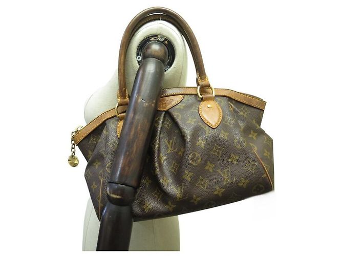 BORSA LOUIS VUITTON TIVOLI M40144 PM IN CANVAS MONOGRAM LV Marrone - vista 7