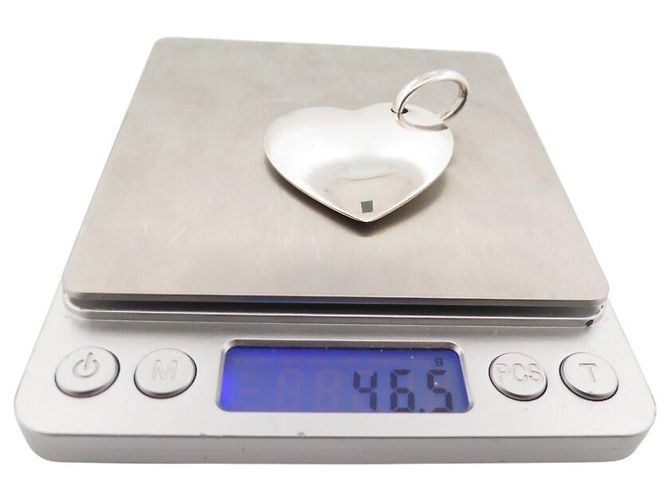 NUOVO COLLANA PENDENTE DODO POMELLATO CUORE IN ARGENTO 925 46GR - vista 15