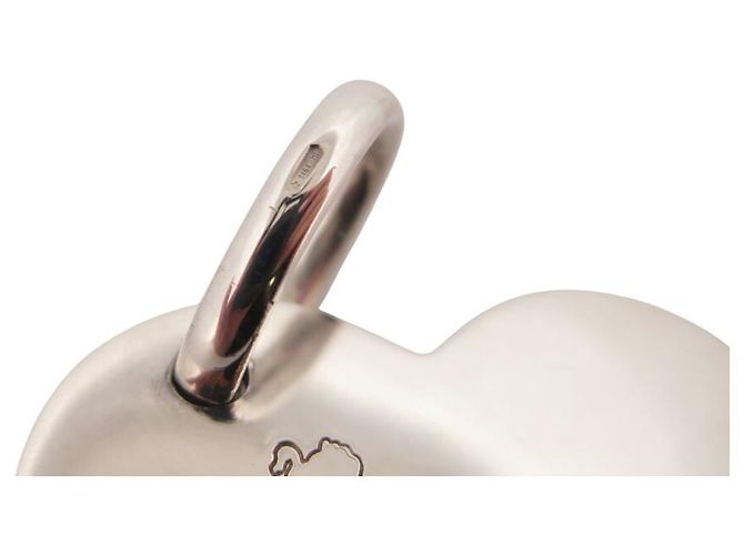 NUOVO COLLANA PENDENTE DODO POMELLATO CUORE IN ARGENTO 925 46GR - vista 7