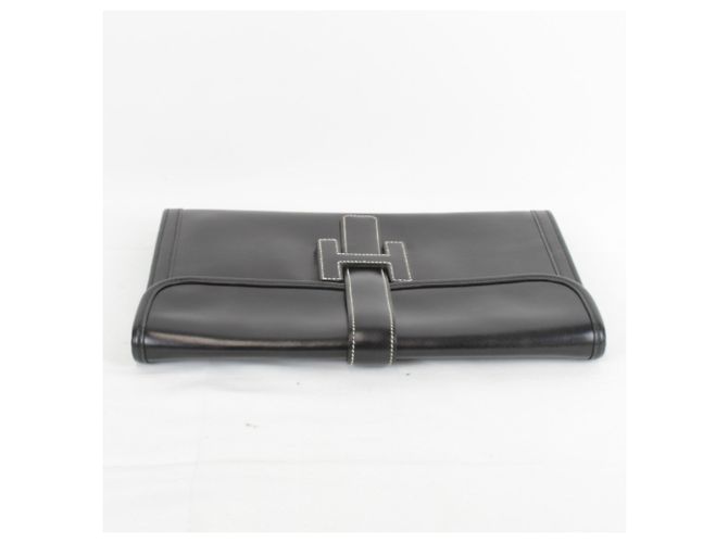 Borsa Clutch Jige PM di Hermès Nero - vista 7