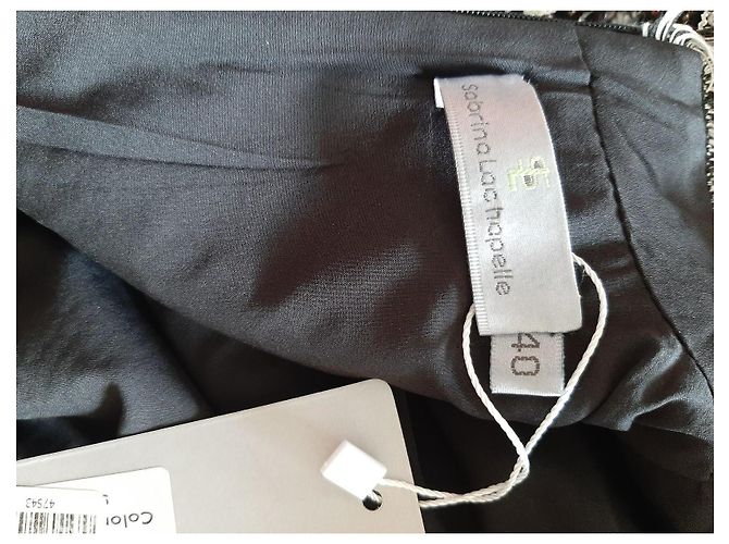 Autre Marque Fransiges Tweed Top Mehrfarbig Mehrfarben - Ansicht 3