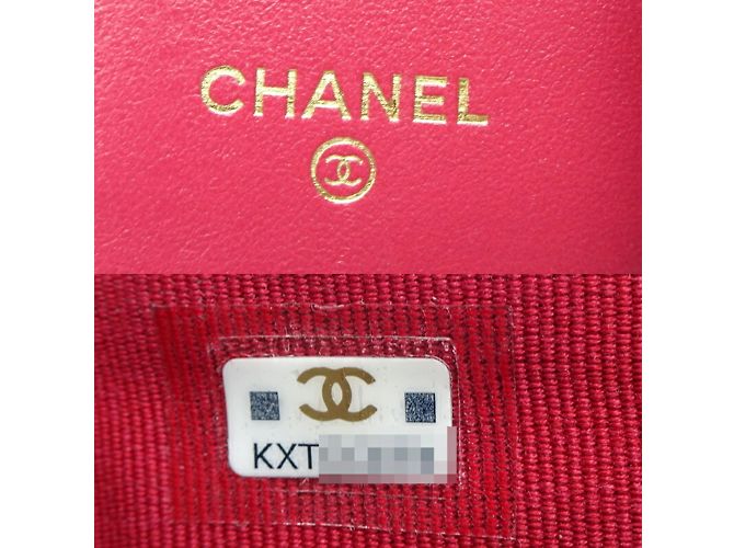 Chanel 19 Kleine Klappbörse Schwarz Pink - Ansicht 7