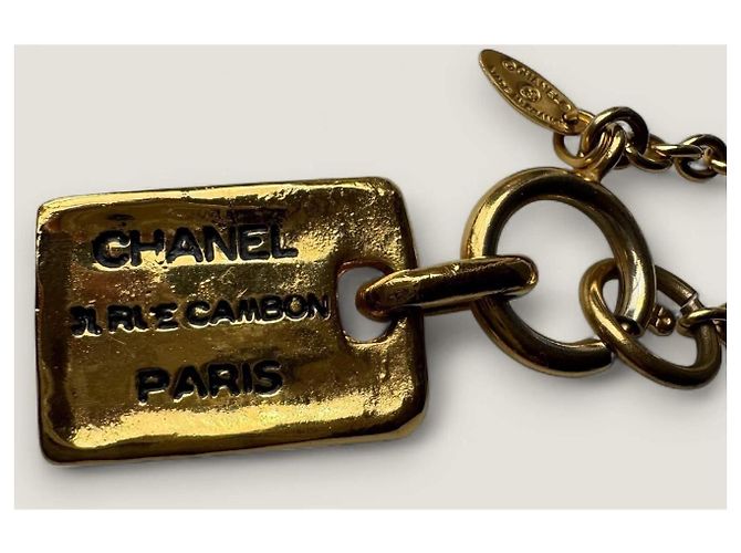 Collana vintage Chanel 31 Rue Cambon D'oro - vista 11