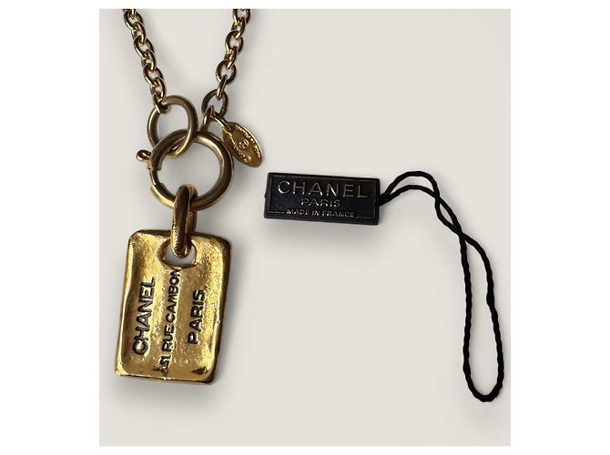 Collana vintage Chanel 31 Rue Cambon D'oro - vista 14