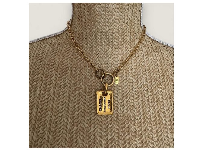 Collana vintage Chanel 31 Rue Cambon D'oro - vista 15