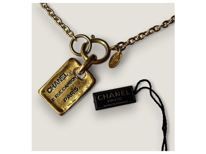 Collana vintage Chanel 31 Rue Cambon D'oro - vista 17