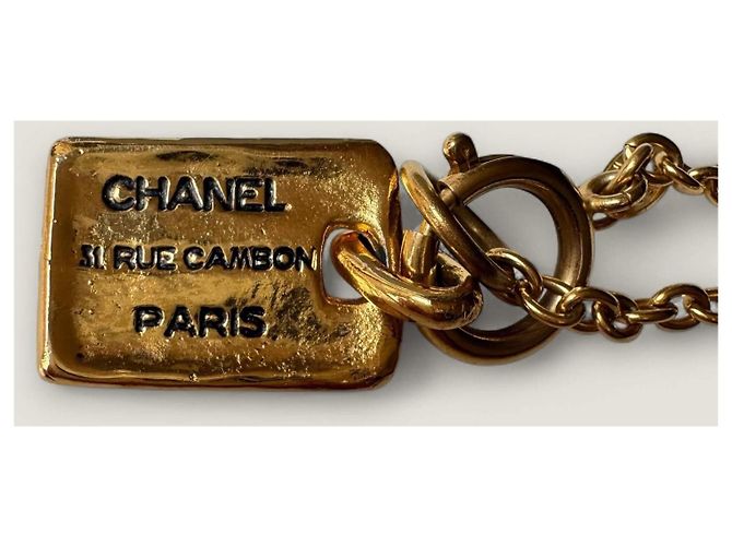 Collana vintage Chanel 31 Rue Cambon D'oro - vista 18