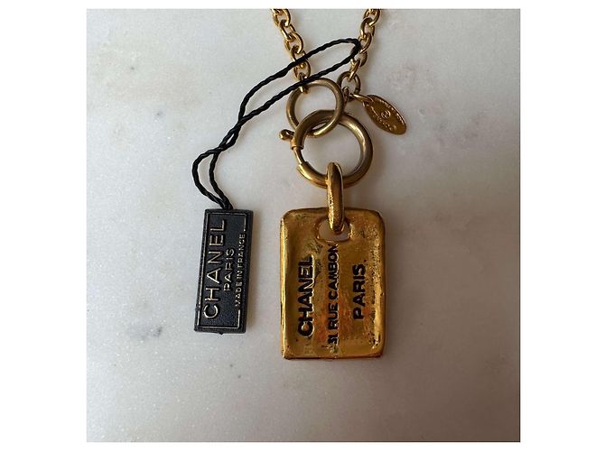 Collana vintage Chanel 31 Rue Cambon D'oro - vista 2