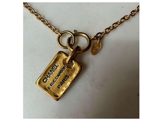 Collana vintage Chanel 31 Rue Cambon D'oro - vista 7