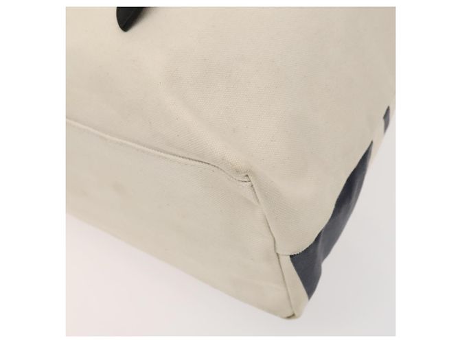 Borsa a spalla Burberry Black Label in tela bianca e argento autentica bs27141 Bianco - vista 15