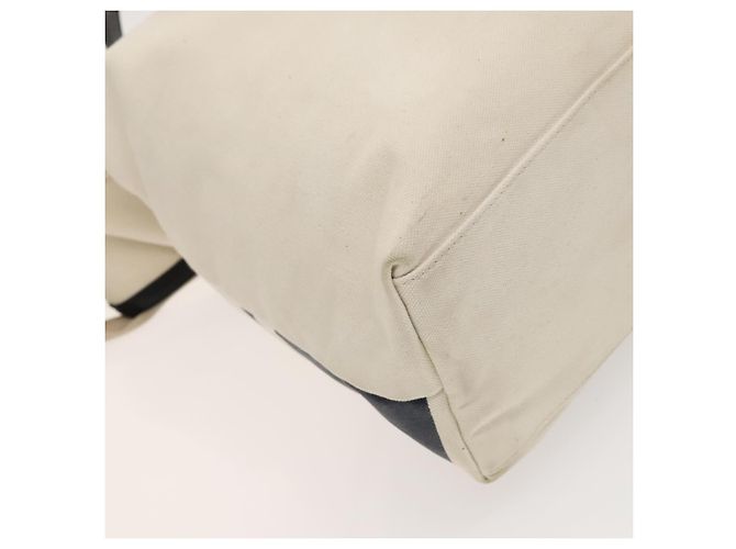 Borsa a spalla Burberry Black Label in tela bianca e argento autentica bs27141 Bianco - vista 16