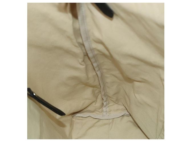 Borsa a spalla Burberry Black Label in tela bianca e argento autentica bs27141 Bianco - vista 21
