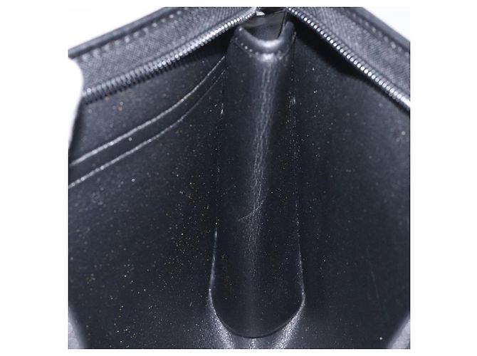 Borsa Clutch in Tela Trotter Christian Dior Nera Oro Auth 129106 Nero D'oro - vista 17