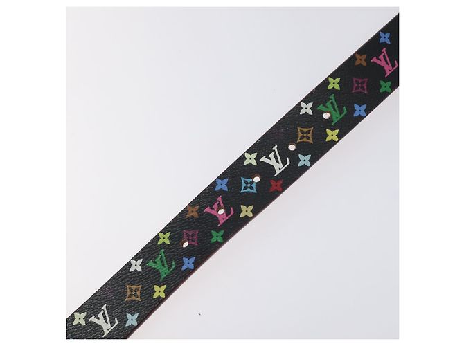 LOUIS VUITTON Monogramm Multicolor Care Gürtel Schwarz LV Auth yk18706 - Ansicht 14