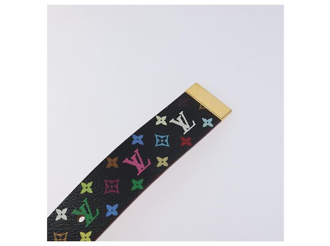 LOUIS VUITTON Monogramm Multicolor Care Gürtel Schwarz LV Auth yk18706 - Ansicht 15