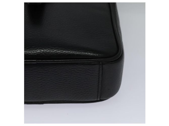 Borsa a Spalla in Pelle Nera e Argento Autentica BA3949 di BURBERRY Nero - vista 14