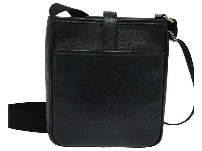 Borsa a Spalla in Pelle Nera e Argento Autentica BA3949 di BURBERRY Nero - vista 2