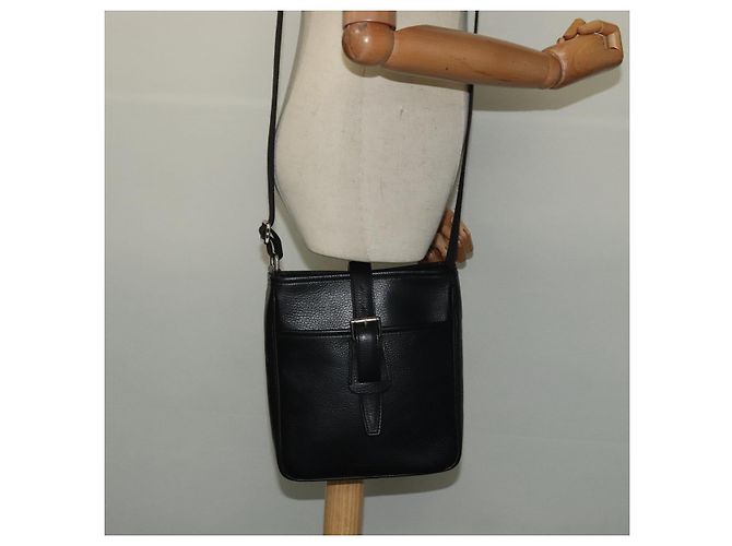 Borsa a Spalla in Pelle Nera e Argento Autentica BA3949 di BURBERRY Nero - vista 21