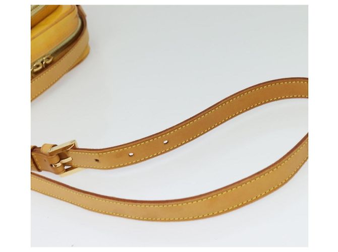 LOUIS VUITTON Borsa Wooster Monogram Vernis Giallo Lime M91075 LV Auth BA3504 D'oro - vista 7