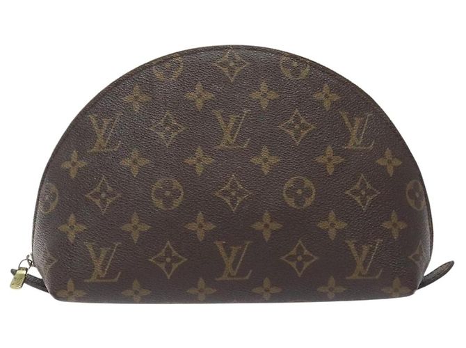 LOUIS VUITTON Pochette Cosmetica Demi Ronde Monogram M47520 LV Auth bs27472 Monogramma - vista 13