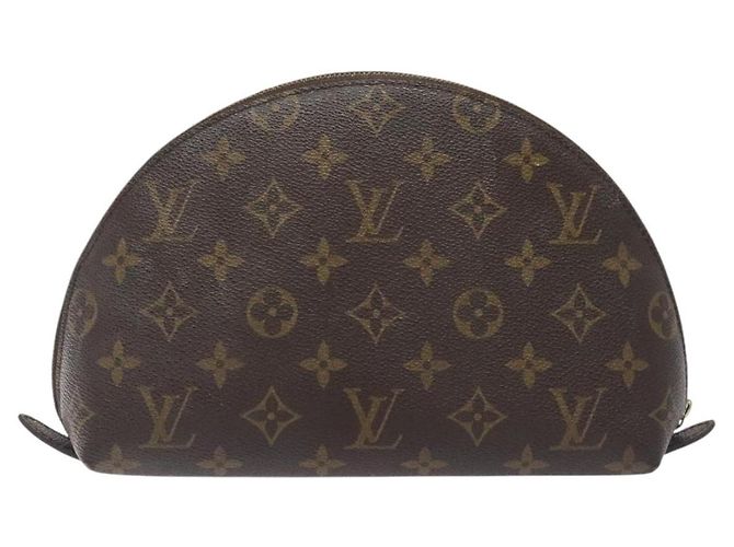 LOUIS VUITTON Pochette Cosmetica Demi Ronde Monogram M47520 LV Auth bs27472 Monogramma - vista 2