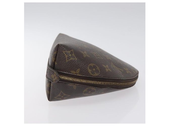 LOUIS VUITTON Pochette Cosmetica Demi Ronde Monogram M47520 LV Auth bs27472 Monogramma - vista 3