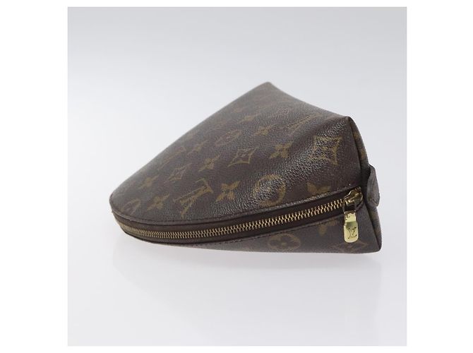 LOUIS VUITTON Pochette Cosmetica Demi Ronde Monogram M47520 LV Auth bs27472 Monogramma - vista 4