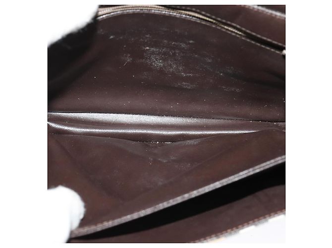 Autre Marque Bolsa de Ombro Burberrys Nova Check em Lona Bege Dourada Auth BA3948 Dourado - vista 11