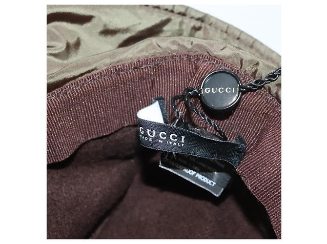 GUCCI Hut Nylon M Khaki Auth th6202 - Ansicht 11