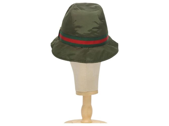 GUCCI Hut Nylon M Khaki Auth th6202 - Ansicht 2