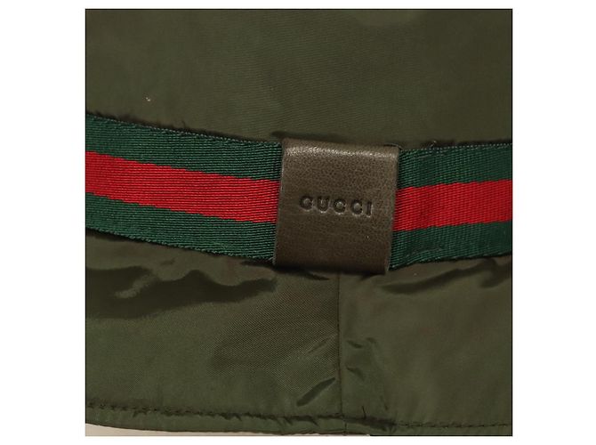 GUCCI Hut Nylon M Khaki Auth th6202 - Ansicht 6