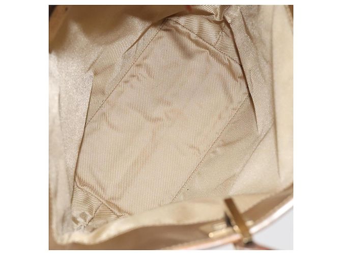 Borsa tote GG Canvas Gucci in nylon menta dorata 002 1099 Auth bs27328 - vista 11