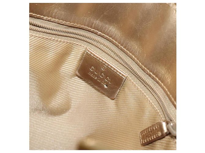 Borsa tote GG Canvas Gucci in nylon menta dorata 002 1099 Auth bs27328 - vista 17