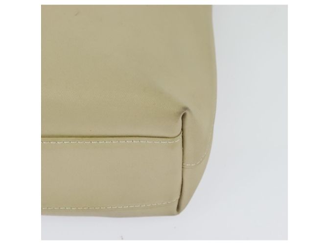 Burberry Bolsa de Ombro em Lona Bege Auth BA3662 - vista 14