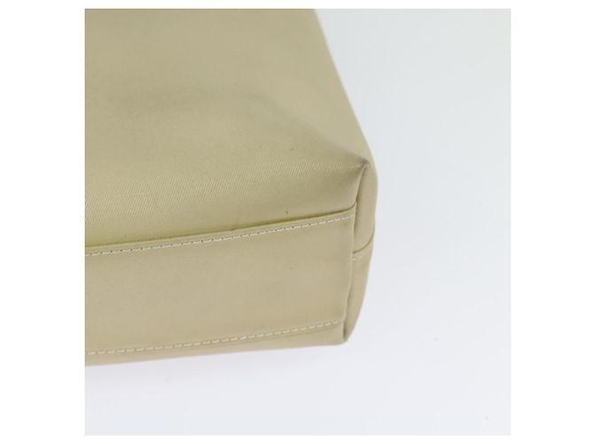 Burberry Bolsa de Ombro em Lona Bege Auth BA3662 - vista 16