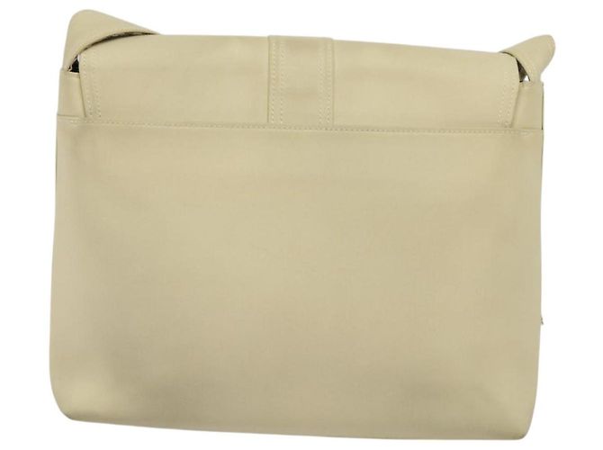 Burberry Bolsa de Ombro em Lona Bege Auth BA3662 - vista 2